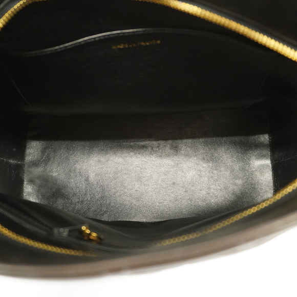 CHANELAuth  Reprint Tote Women's Leather Tote Bag Dark Brown - Picture 4 of 10